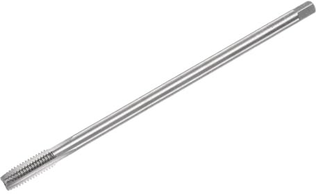 sourcing map Taraud fileté métrique M8 x 1,25 H2 150 mm extra long à cannelure droite filetage fraiseuse tarauds tarauds outil de réparation