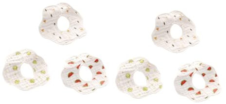 Vaguelly 6 Stk Baby-Lätzchen kinderlätzchen baby bibs latzerl für baby babylätzen Anti-Schmutz-Lätzchen komfortable Babyausstattung drehbar Lieferungen neugeboren 8 Lagen Gaze
