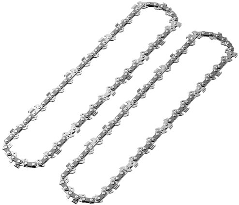 Supstable Catene di ricambio da 12 pollici per motosega a batteria, confezione da 2 pezzi, 3/8 LP Pitch, .050 Gauge, 45 Drive Link