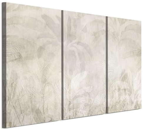 LUMASOUL Tableau Decoration Murale 3 Pièces - Impression Sur Toile Motif Nature - Tableaux Cadres pour le Salon et Chambre à Coucher - Décoration Murale - 120x80 cm