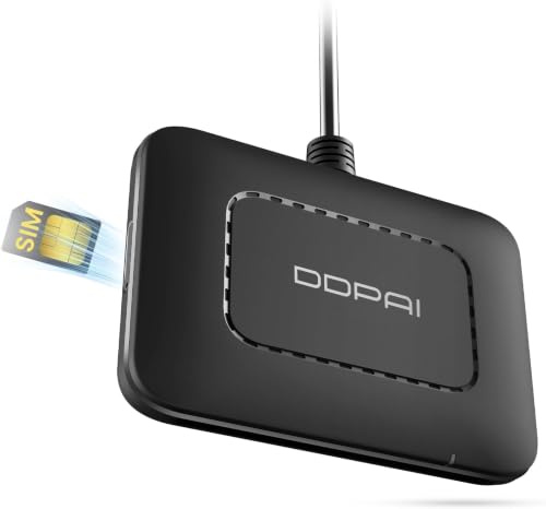 DDPAI Modulo 4G LTE Con Scheda SIM Per Dashcam Z50 Pro/Z60/Z60 Pro/Z90 Pro/Z90 Master, Monitoraggio Parcheggio Remoto, GPS, Archiviazione Cloud
