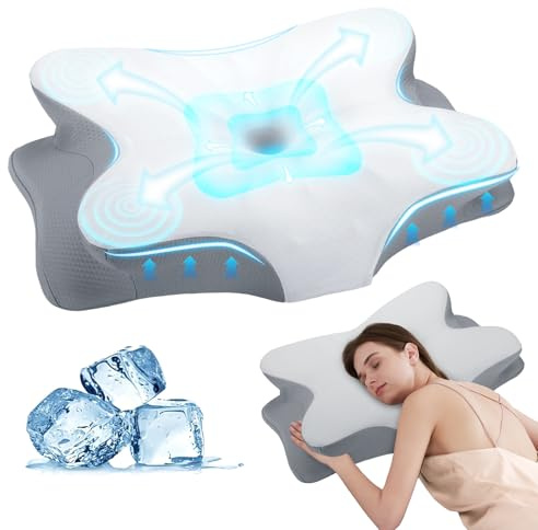 ZRSDIXKI Nackenkissen Kopfkissen - Memory Foam Kissen