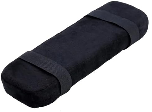 DHYUACN Armstödskuddar 1 st enskilda delar för kontorsstol, armstödskudde, för for, bekväm för armbågen (svart)