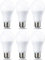 Amazon Basics Lot de 6 ampoules LED Culot Edison à vis E27 10 W (equivalent 75 W) Blanc chaud Intensité non variable