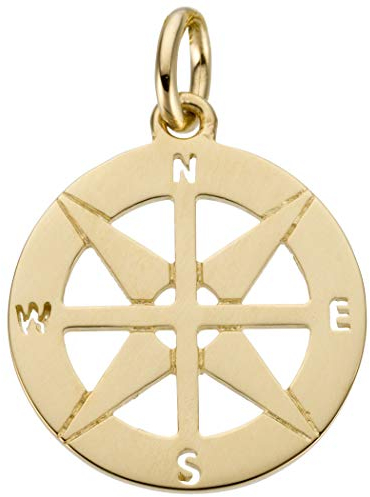Jobo Damen-Anhänger aus 14 Karat 585 Gold in Kompass-Form