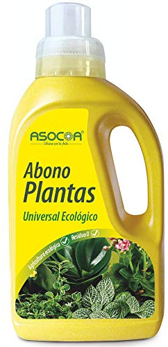 ASOCOA COA108 Abono Plantas universal - ECO 1 litro, Amarillo, Universal - ECO