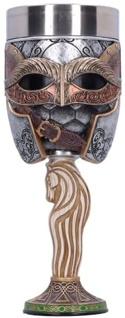 Nemesis Now Lord of The Rings Rohan Goblet 19,5 cm, Kunstharz, offiziell lizenzierter Lord of The Rings Merchandise, Drinks Cup, Cast in feinstem Harz, fachmännisch beschichtet, herausnehmbarer