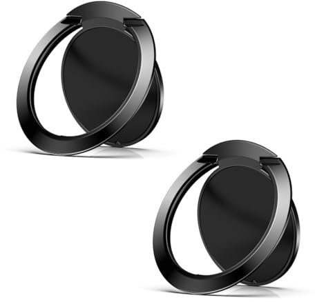 WBZOWRB 2 Piezas Anillo De Teléfono Celular,Soporte Para Teléfono Celular De Escritorio,Soporte Para Teléfono Móvil,Soporte Para Teléfono Inteligente,Soporte Magnético Para Automóvil