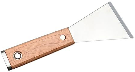 Tofficu 1pezzi Cazzuola Portatile Lame Taglierine Per Stucco Resistenti Taglierine Per Stucco in Acciaio Raschietto Lucidato Taglierina Per