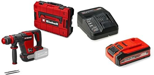 Einhell Professional Martillo de demolición con batería TP-DH 18/4 Li BL-Solo Power X-Change 18 V, brushless, 4,0 J + Case + Einhell 4Ah Plus Power XChange Starter Kit 18V