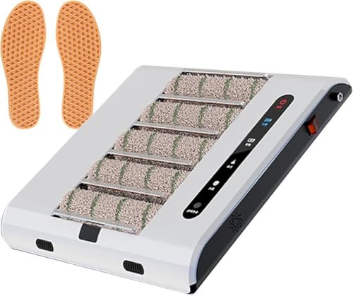 XINRISHENG Macchina per la Pulizia Automatica delle Suole, Macchina per la Pulizia delle Suole, Lucidatrice Automatica per Scarpe a induzione Ricaricabile, Aspirazione Potente