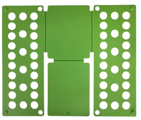 Wäschefaltbrett aus Kunststoff – einfach und schnell 1 Stück Hemdenfaltbrett Aufbewahrungshilfe for Zuhause Für Zuhause(Green)