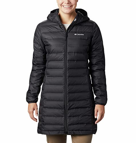 Columbia Lake 22 Down Hooded Jacket Chaqueta De Plumas Acolchada Con Capucha, Black, XS Mujer