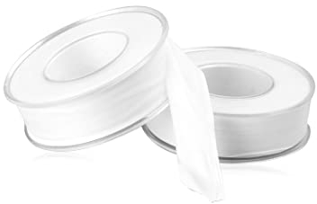 Ruban d'étanchéité LEEQBCR PTFE : un ruban d'étanchéité en Téflon, pour sceller tous les filetages, sans joints en caoutchouc ni joints toriques, étanche et autocollant (20 mètres)
