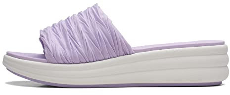 Clarks Damen Drift Petal Flache Sandale, Flieder, synthetisch, 38 EU