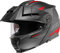 Schuberth E2 Defender Klapphelm, schwarz-matt/rot, S (55)