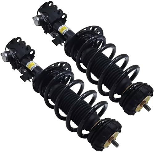 SRQORT Coppia Montanti Ammortizzatori Anteriori per Cadillac SRX 2010-2016 con Elettrico Molla Pneumatica Ad Aria