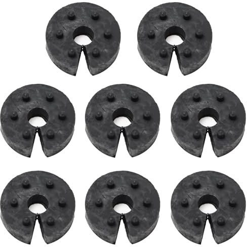 YananAC Pack of 8 13 mm Car Suspension Travel Limiter, Universal Suspension Travel Limiter, Wear Resistance for Car Suspension Travel Limiter, Factory Repair Rubber Suspension Travel Limiter