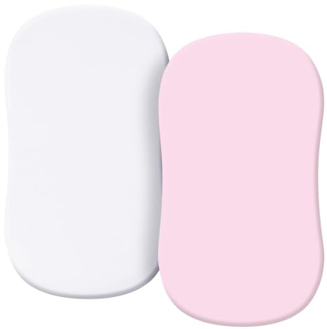 Lenzuola per culla per neonati in microfibra traspirante con angoli lenzuola per carrozzina elegante vivaio essenziale biancheria da letto regalo morbida microfibra culla per neonati traspirante