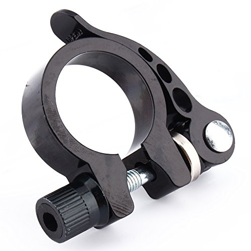 Fahrrad Sattelklemme, Fahrrad Sattel Quick Release Alloy 31,8 mm / 34,9 mm Sattelstütze Clip für Rennrad Mountainbike