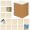 Belle Vous Cuadrados en Blanco Maderas para Manualidades (Pack de 50) 10 x 10 cm Cuadrados de Madera 2,5 mm de Grosor Lisos para Posavasos, Pintar, Pirograbado – Madera sin Acabado