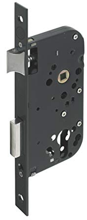 Yale - Cerradura de empotrar (Orificio de Cilindro, Eje 40 mm, Maletero de 148 mm, Y60K-A40/N, Perno Reversible, Cabezal de Punta Cuadrada, Puerta de Entrada, de Servicio, Locales sensibles, Color