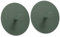 trand Wandhaken 2er-Set selbstklebend Handtuchhaken Garderobenhaken in skandinavischem Design, ohne Bohren - green