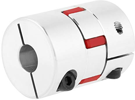 Giunti a Denti, Giunto Flessibile,Accoppiamento albero ragno flessibile 10mm-14mm, connettore accoppiatore motore passo-passo CNC OD30mm x L40mm l'encoder, l'avvitamento