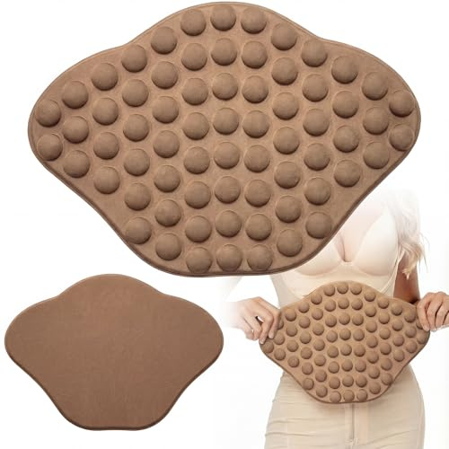 JolliLudo 1 st Lipo Foam magbräda AB kompressionskort med bubblor Tabla buk för mage (mörkbrun)