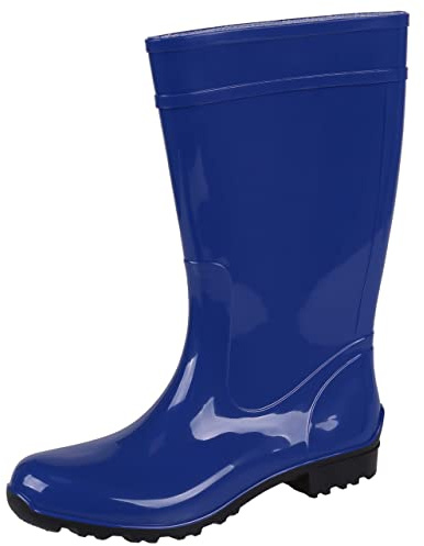 Lemigo Ilse Botas de Agua para Mujer Botas de Lluvia Femeninas de Goma PVC Color Rojo Calzado Impermeable Cómodo Sólido