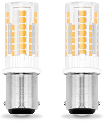 LED Ampoule Machine à Coudre B15d 40W Lampe Incandescence Équivalent, 220-240V, 3.5W 460LM Blanc Chaud 3000K,Non-Dimmable, Ampoule à Baïonnette B15 pour Machine à Coudre, Hotte Aspirante, 2 pièces