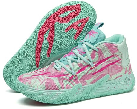Uhclrr Zapatos De Baloncesto Masculinos Antideslizantes Zapatos De Baloncesto Masculinos Zapatos De Baloncesto Masculinos Zapatos Deportivos Al Aire Libre(38 EU, F1)