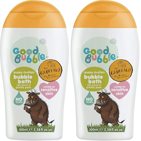 Good Bubble Gruffalo Bubble Bath Travel No Tears Baby Wash 100ml (Pk of 2)