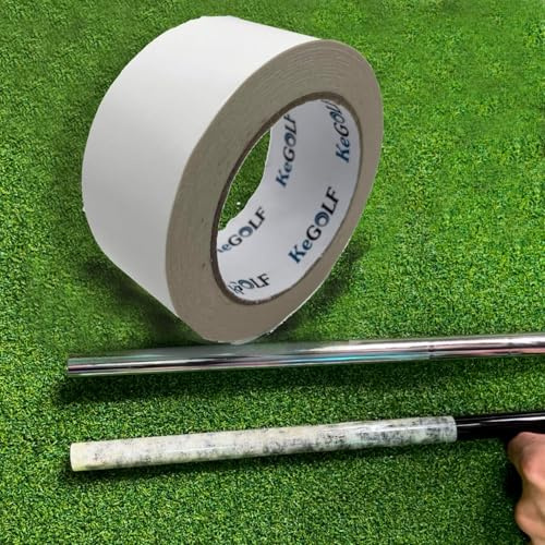 KeGOLF 7 mil Thickened Premium Solvent Activated Double Sided Grip Tape Golf Club Gripping Adhesive Tape - 48mm x 18yd Roll