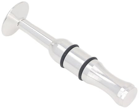 Flute Mouthpiece Exerciser Embouchure Trainer, Embouchure Training Device Metal Instrument Munstycke Trainer Embouchure Training Device med Avtagbar Gummiring för Nybörjare