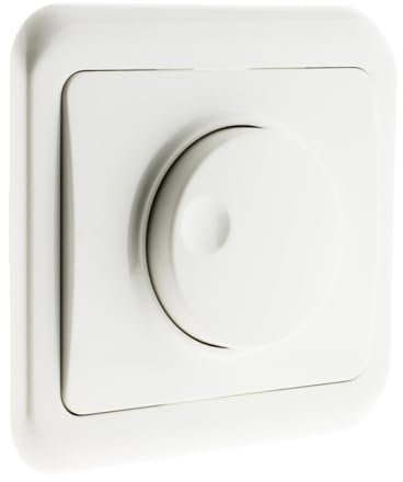 Interrupteur régulateur variateur blanc - Zenitech