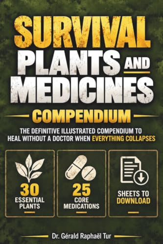 Survival Plants and Medicine Guide: The Definitive Illustrated Compendium to Heal Without a Doctor When Everything Collapses