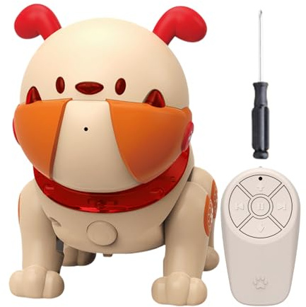 Robot para Perros, Juguete Interactivo Musical para Cachorro con luz – Juguete Educativo Stem – para niños y niñas y Adultos cumpleaños Navidad Pascua hogar del aburrimiento
