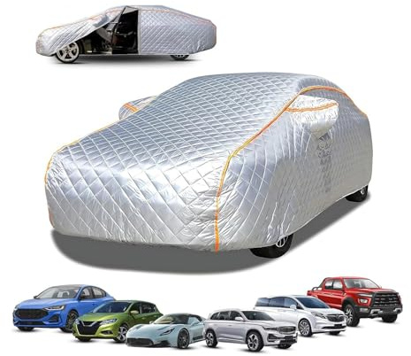 Telo Copriauto Antigrandine per Land Rover Discovery Sport (2019-2025), Telo Copriauto Spesso, Copertura Completa Dell'Auto, Anti-Neve, Anti-Vento, Anti-Uv, Adatto A Tutte Le Stagioni