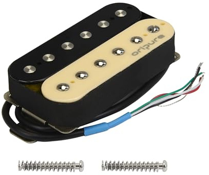 OriPure Alnico 5 Guitar Humbucker Pickups Bridge Pickup, Zebra