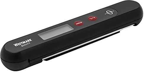 Westmark Thermomètre à immersion, sans piles, avec bouton de réglage de la température, acier inoxydable/plastique, écologique, argent/noir/rouge, 12962260