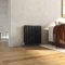 Heilmetz Anthracite Radiators 600 x 600mm, Column Radiators Horizontal Double Designer Oval Panel Radiator Modern Heater Central Heating Radiator