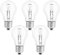 SCNNC Lampadine E27 A55 42W Dimmerabile AC220-240V, 650LM Bianco Caldo 2700k, E27 A55 Lampadina Classic Trasparente, Lampadine Globo E27 per Plafoniere, Lampada a Muro, Confezione da 5