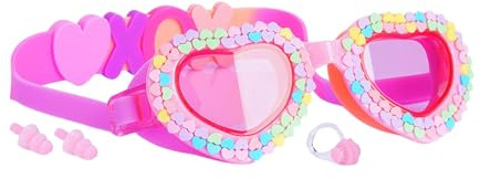 Gafas para niños - gafas de natación para niños | Gafas para niños 6-14 | Gafas de natación de silicona | Cartoon Goggles para niños en de corazón | Gafas de natación para hombres mujeres jóvene