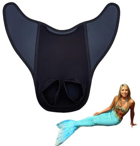 Palmes de plongée pour adultes, queue de sirène professionnelle, palmes de natation en forme de sirène, palmes de natation multifonctionnelles, sports nautiques, outil d'entraînement pour adultes