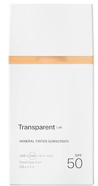 Transparent Lab Mineral Tinted Sunscreen Medium Protection solaire avec filtres physiques