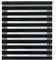 Blindecor - Indus doppelrollo klemmfix ohne bohren - duo rollo klemmfix Schwarz - 107 x 180 cm (Breite x Länge) Stoffgröße 104 x 175 cm