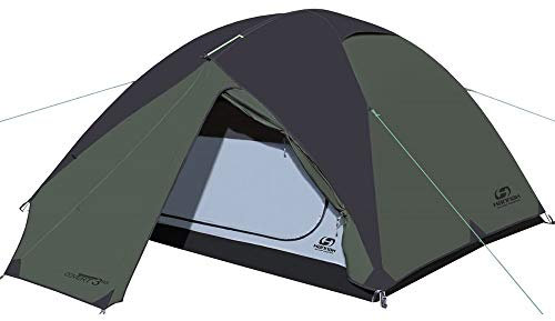 H HANNAH Unisex – Erwachsene Hannah Covert 3 WS 3 Kişilik 5 Mevsim Çadır Zelt, Thyme/Dark Shadow