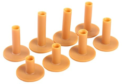 8 Teiliges Unzerbrechliches Gummi Tees Set Für Driving Range Übungsmatte Robuste Golf Trainingshilfen In Größen (35 Mm Bis 80 Mm), Multifunktional Einsetzbar Outdoor Training, Anfänger Und Profis