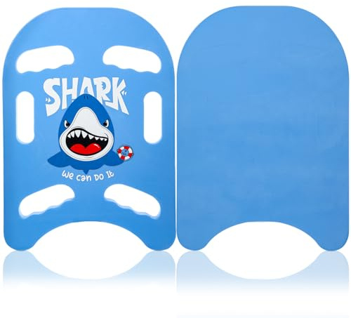 Relaxgiant Kids Toddler Kickboard for Pool Swimming Training Cartoon Kickboard with 6 Hole Handles Lightweight EVA Swim Accessories Equipment for Adult Beach